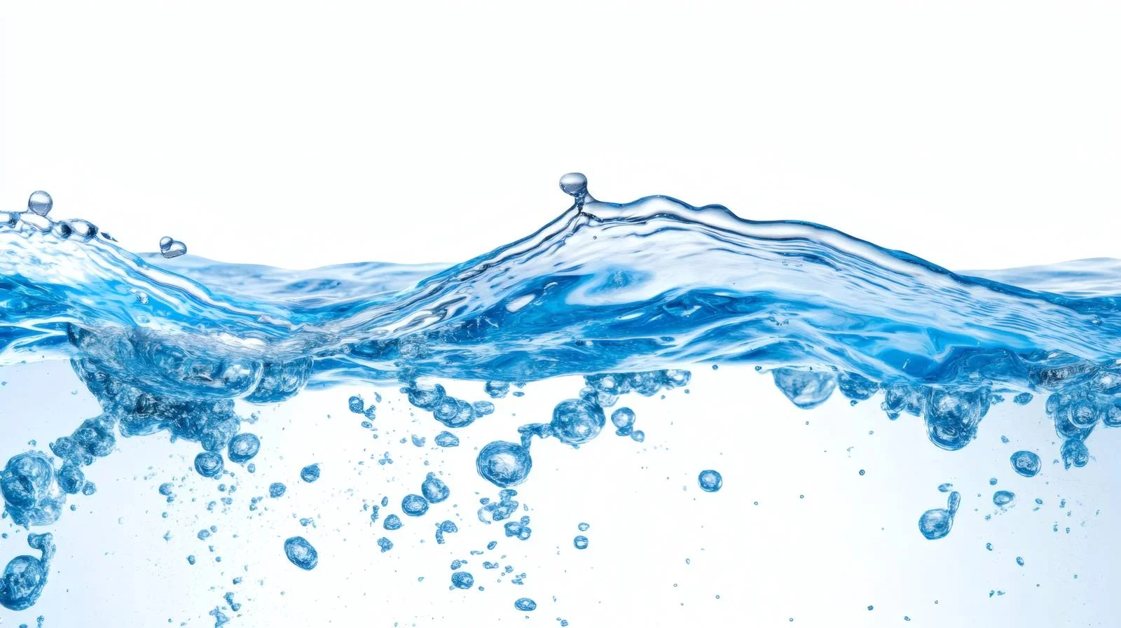 Tranquil Blue Water Surface on White — free download from Dotvec