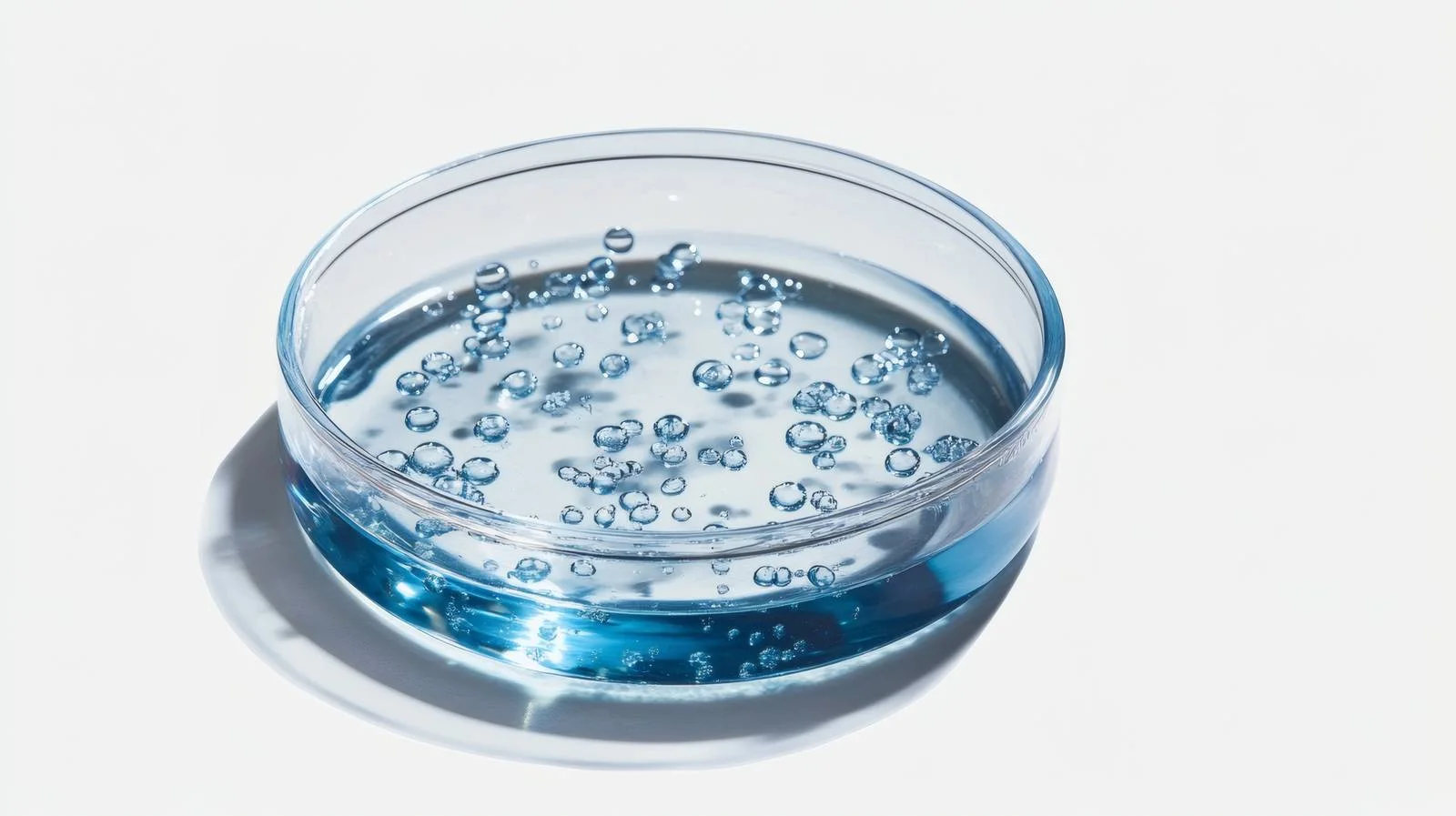 Transparent Gel Drops in Petri Dish — free download from Dotvec
