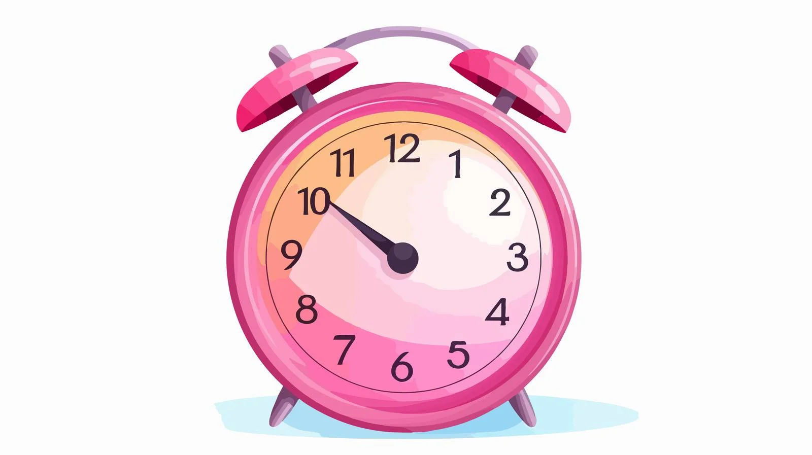 Cartoon Clock Icon Vector Illustration — free download from Dotvec