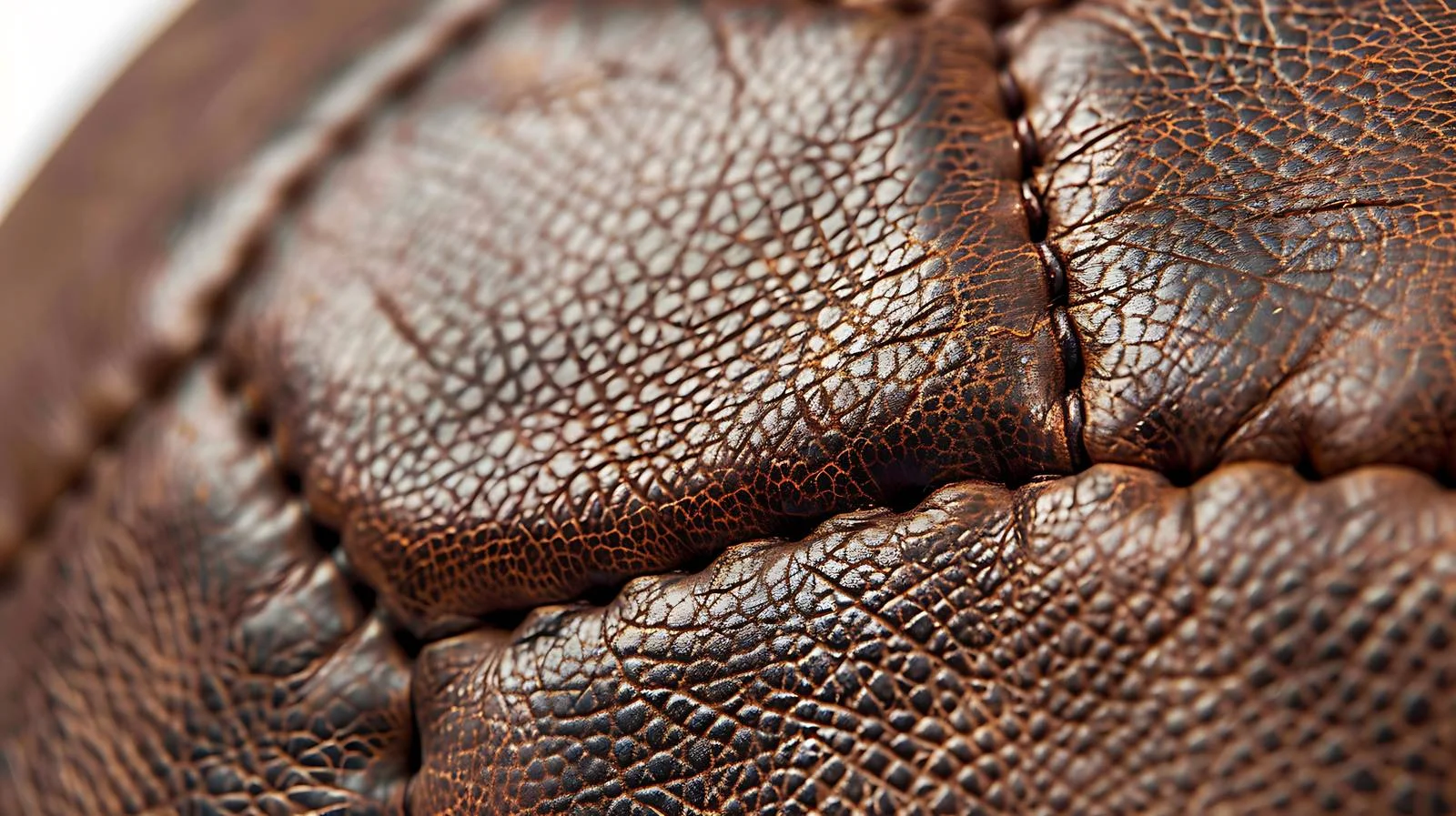 Detailed Leather Football Texture on White — free download from Dotvec
