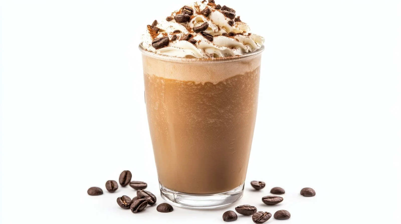 Iced Frappuccino on White Background — free download from Dotvec