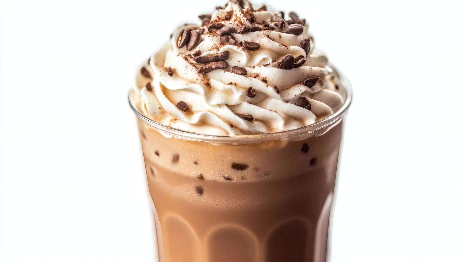Iced Coffee Frappe on White Background — free download from Dotvec