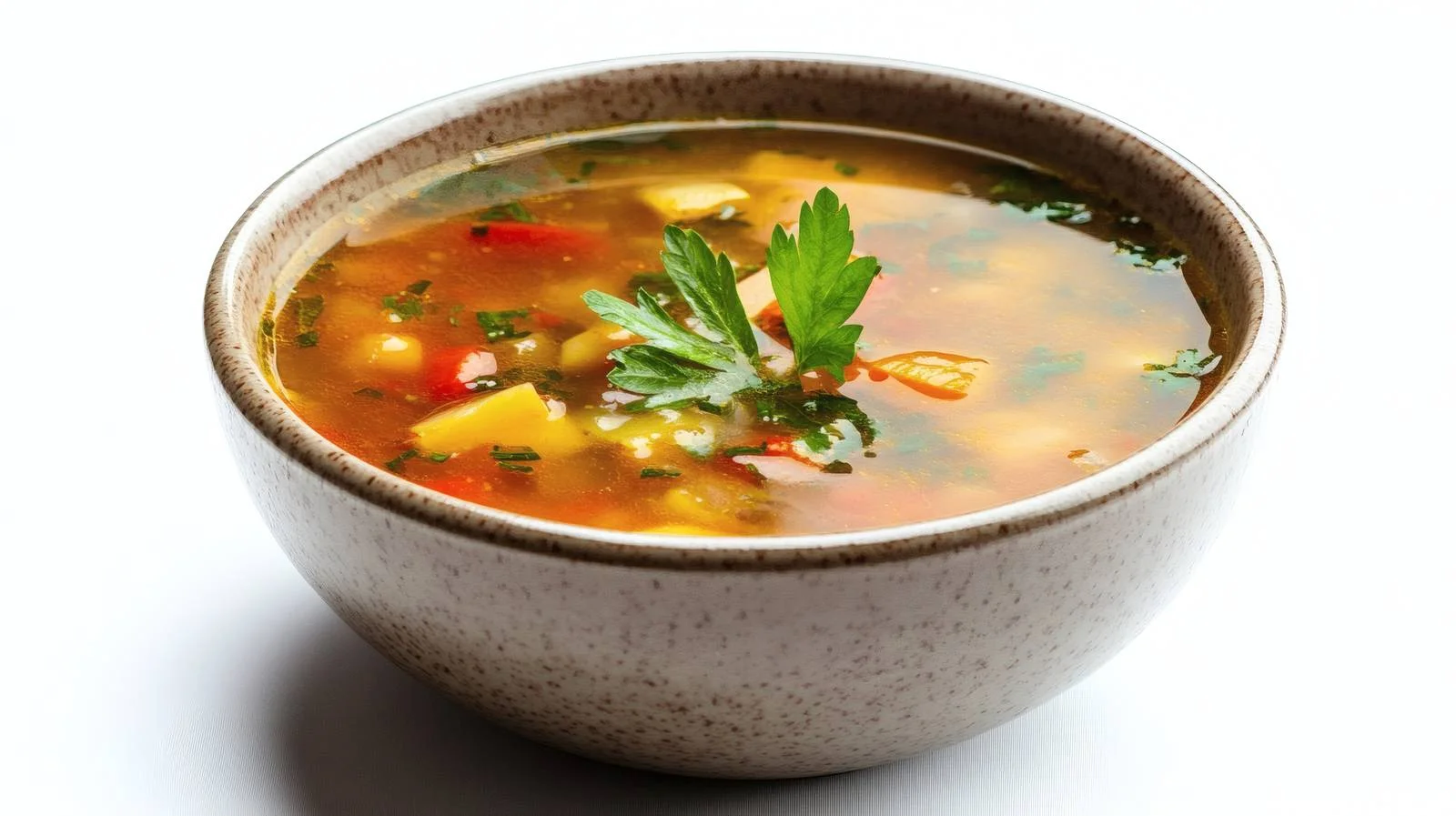 Chilled Vegetable Soup on White Background — free download from Dotvec