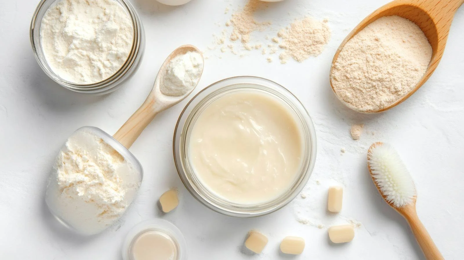 Premium Collagen Products on White Background — free download from Dotvec