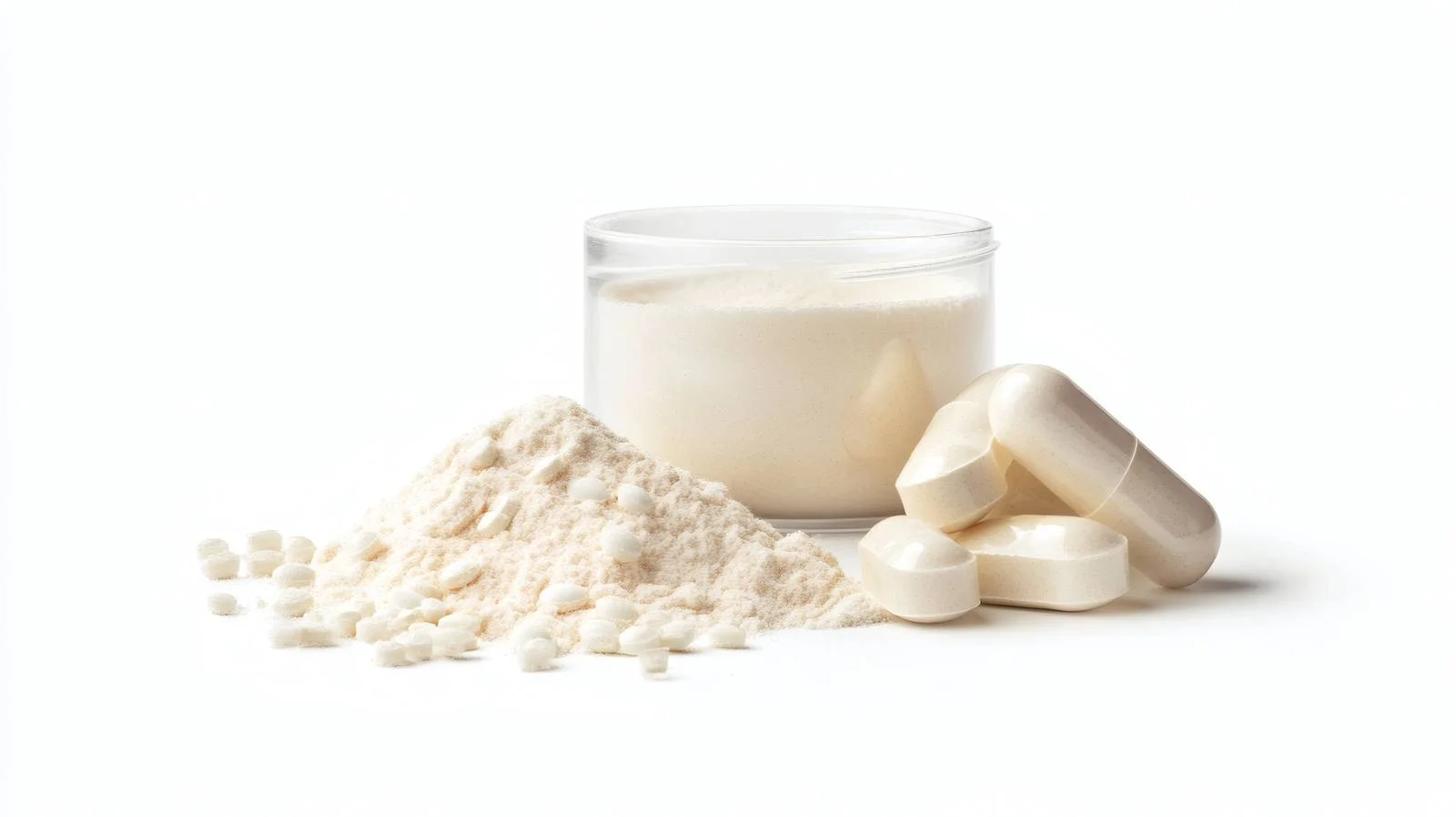 Pure Collagen Products on White Background — free download from Dotvec