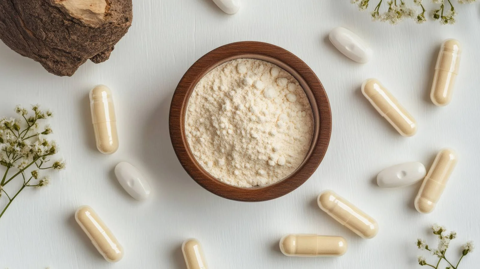 Collagen Supplements White Background Product Shot — free download from Dotvec