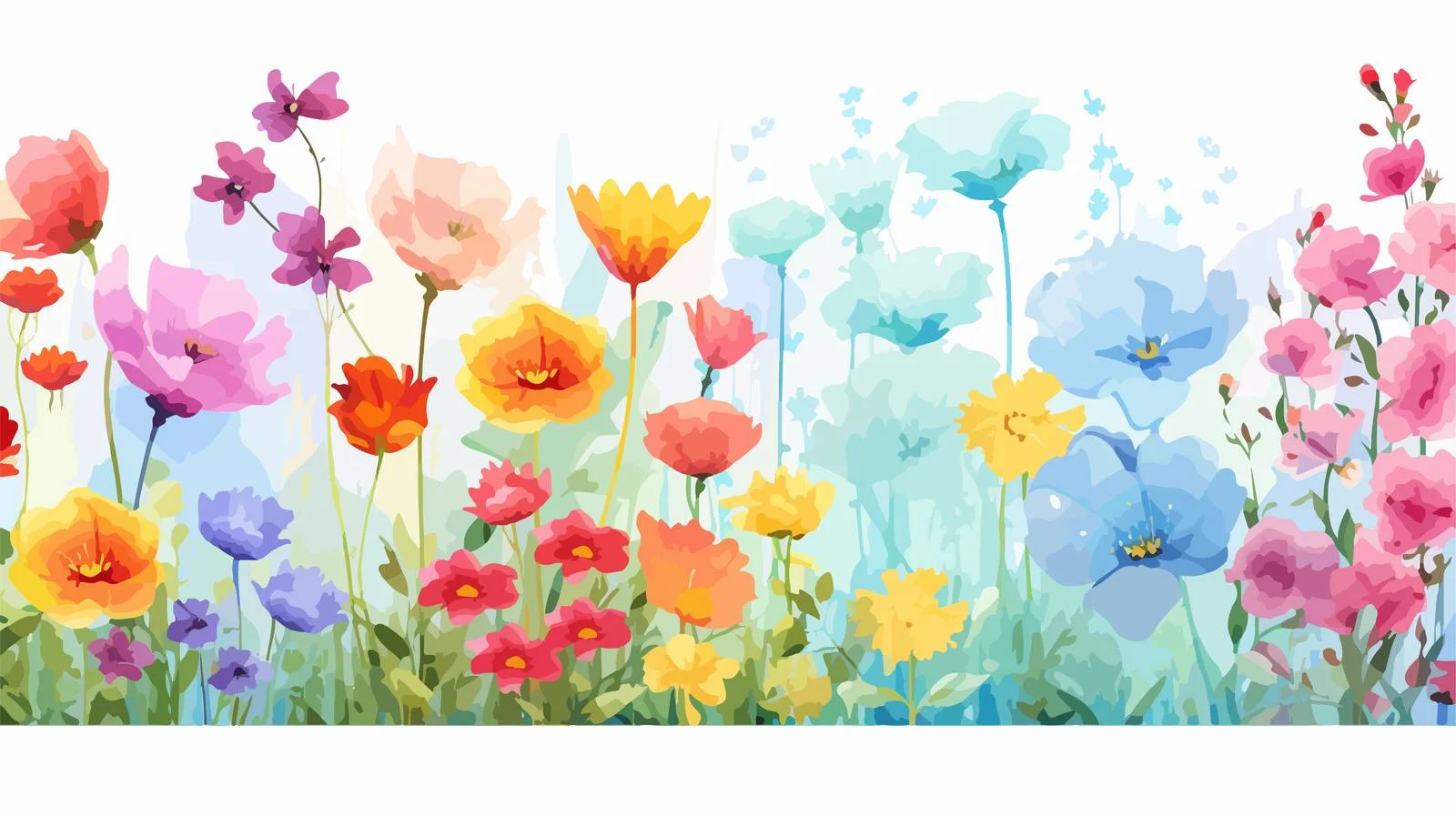 Floral Spring Backgrounds Vector Art Collection — free download from Dotvec