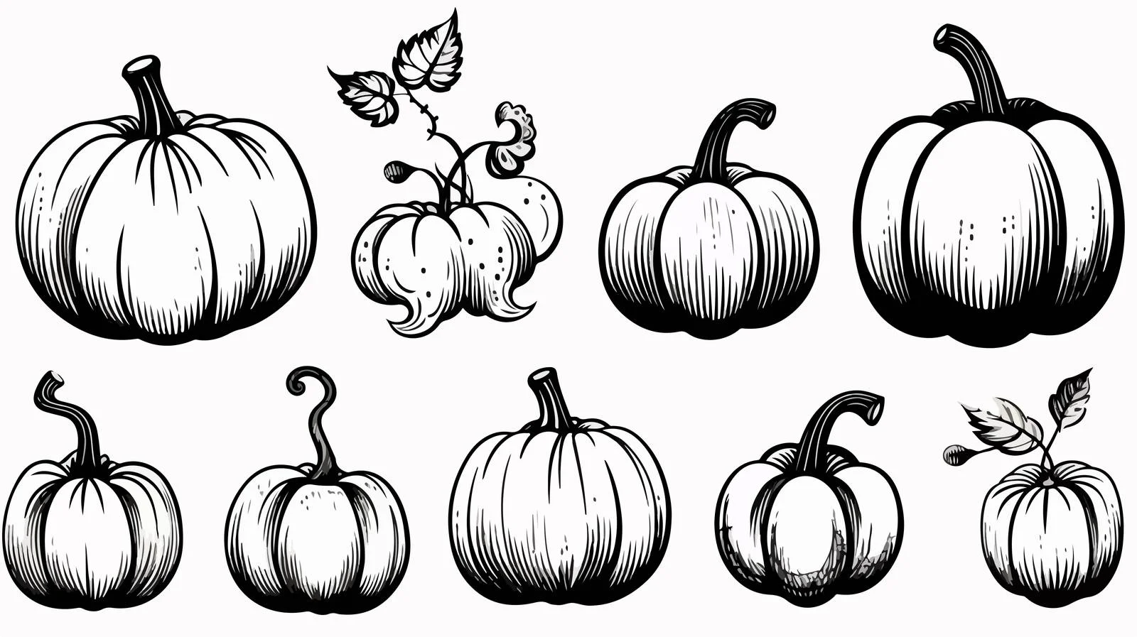 Hand-Drawn Pumpkin Collection — free download from Dotvec