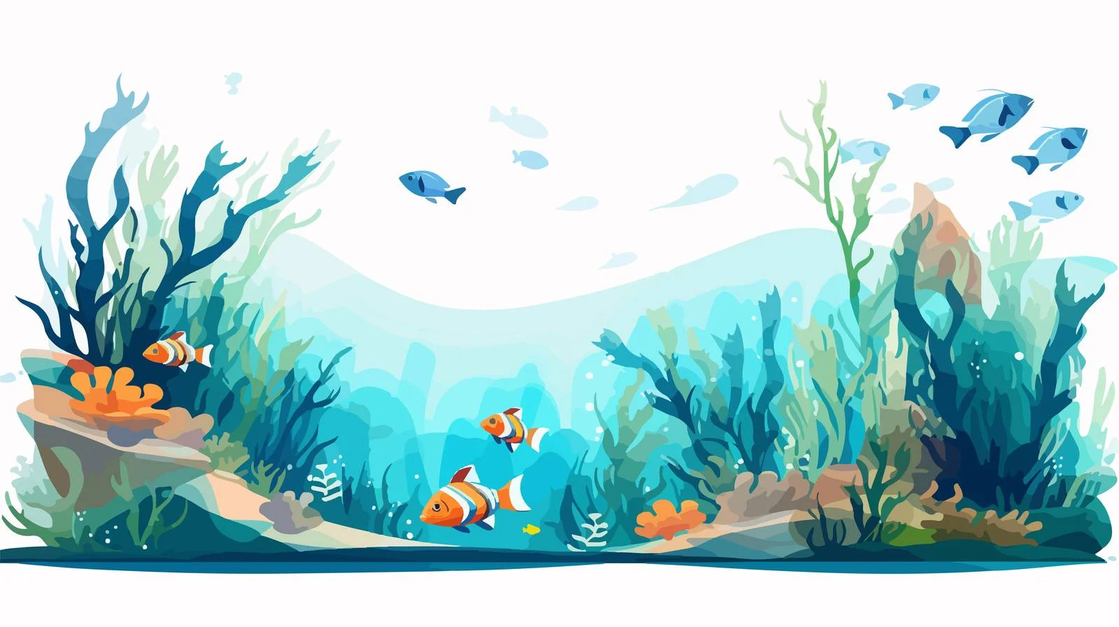 Underwater Fish Collection — free download from Dotvec