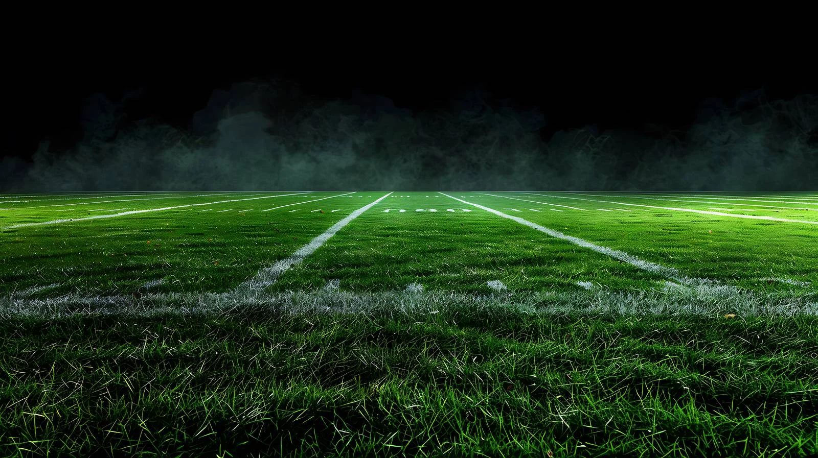 Nighttime College Football Match on Grassy Field — free download from Dotvec