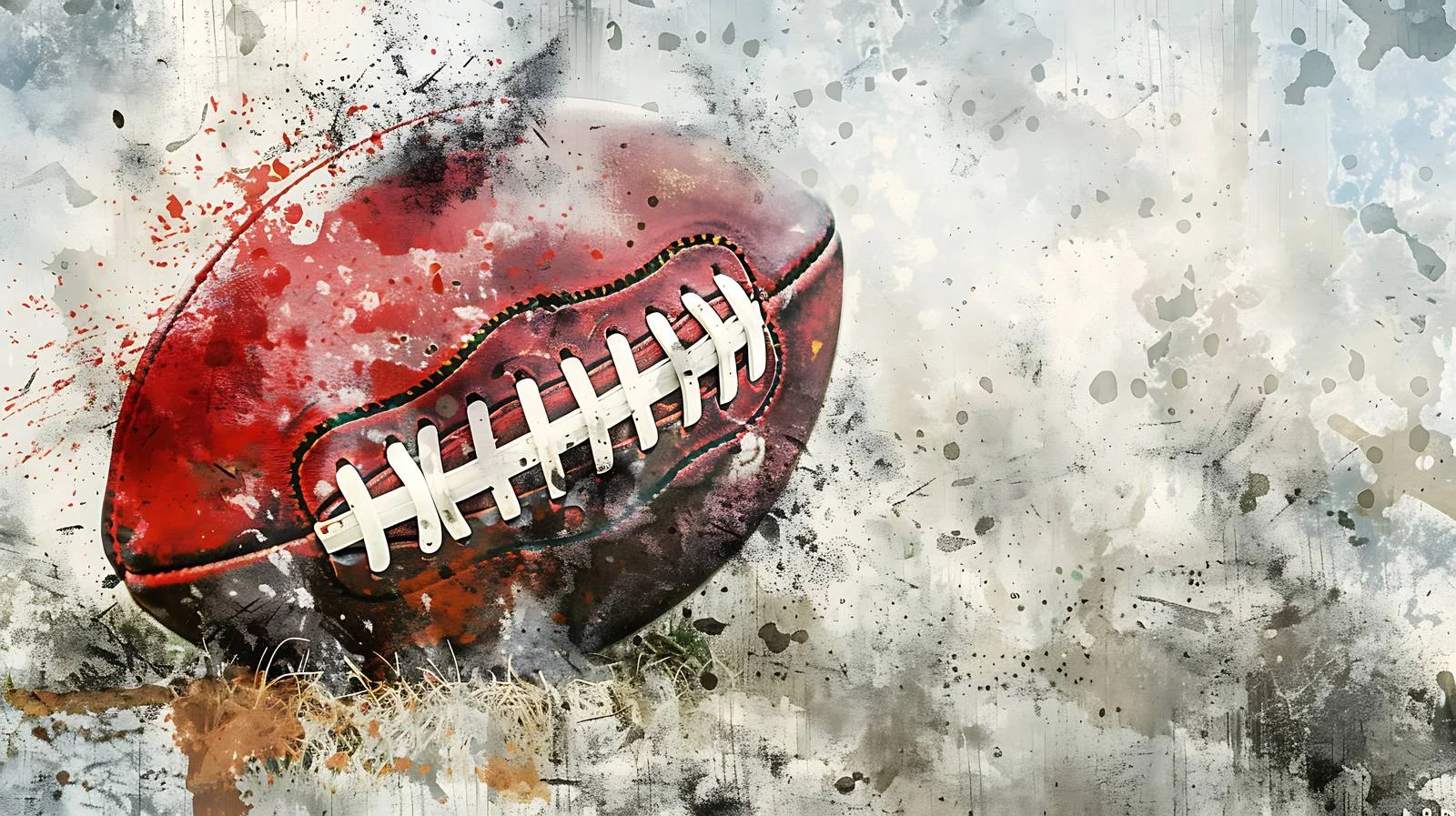 Intense College Football on Grunge Field — free download from Dotvec