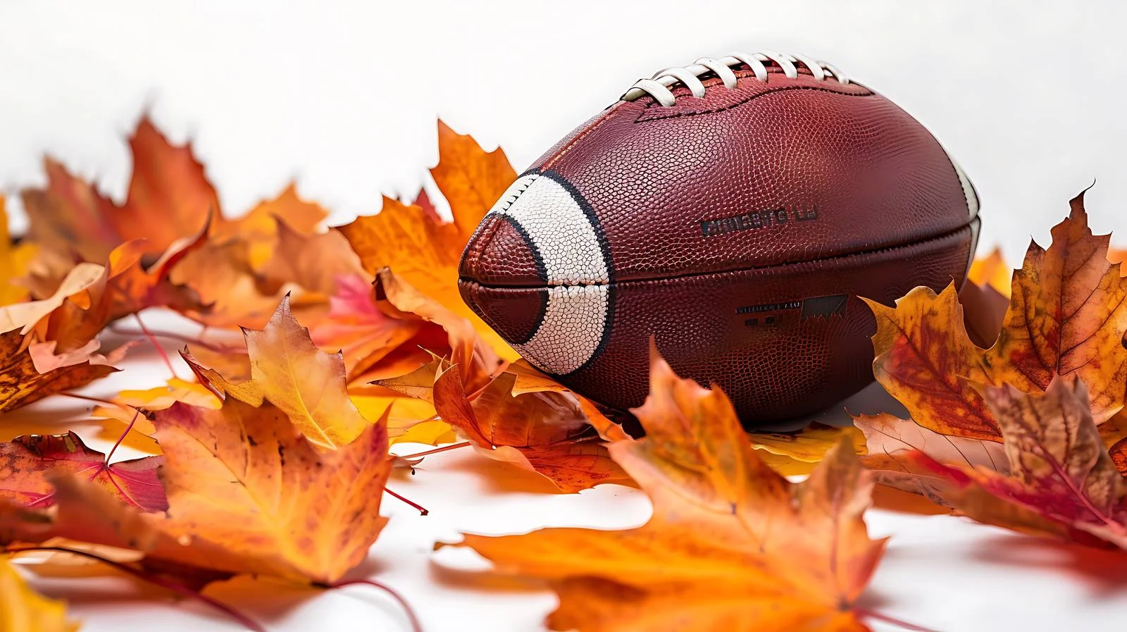 Autumn College Football on White Background — free download from Dotvec
