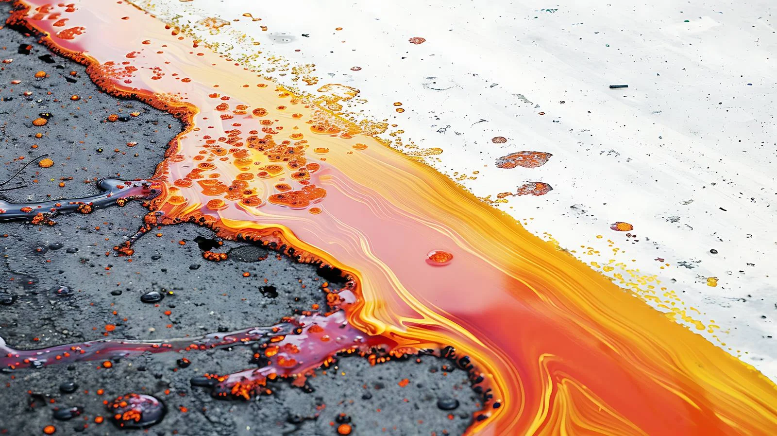 Vibrant Gasoline Spills on Road Texture — free download from Dotvec