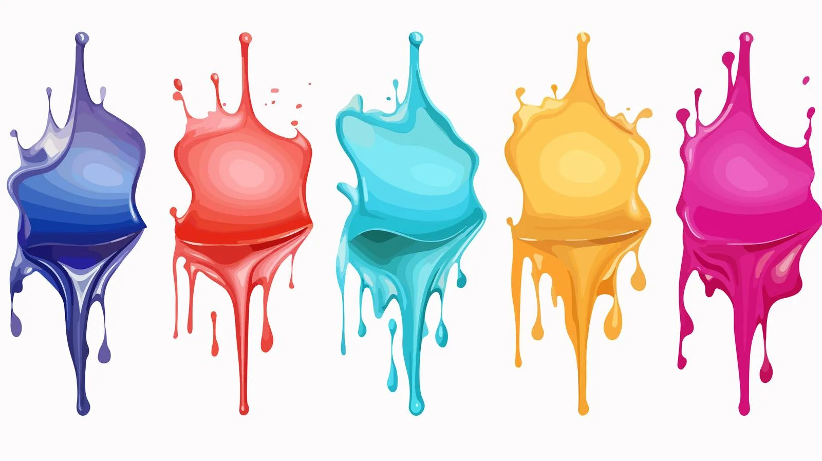 Vibrant Liquid Splash Collection — free download from Dotvec
