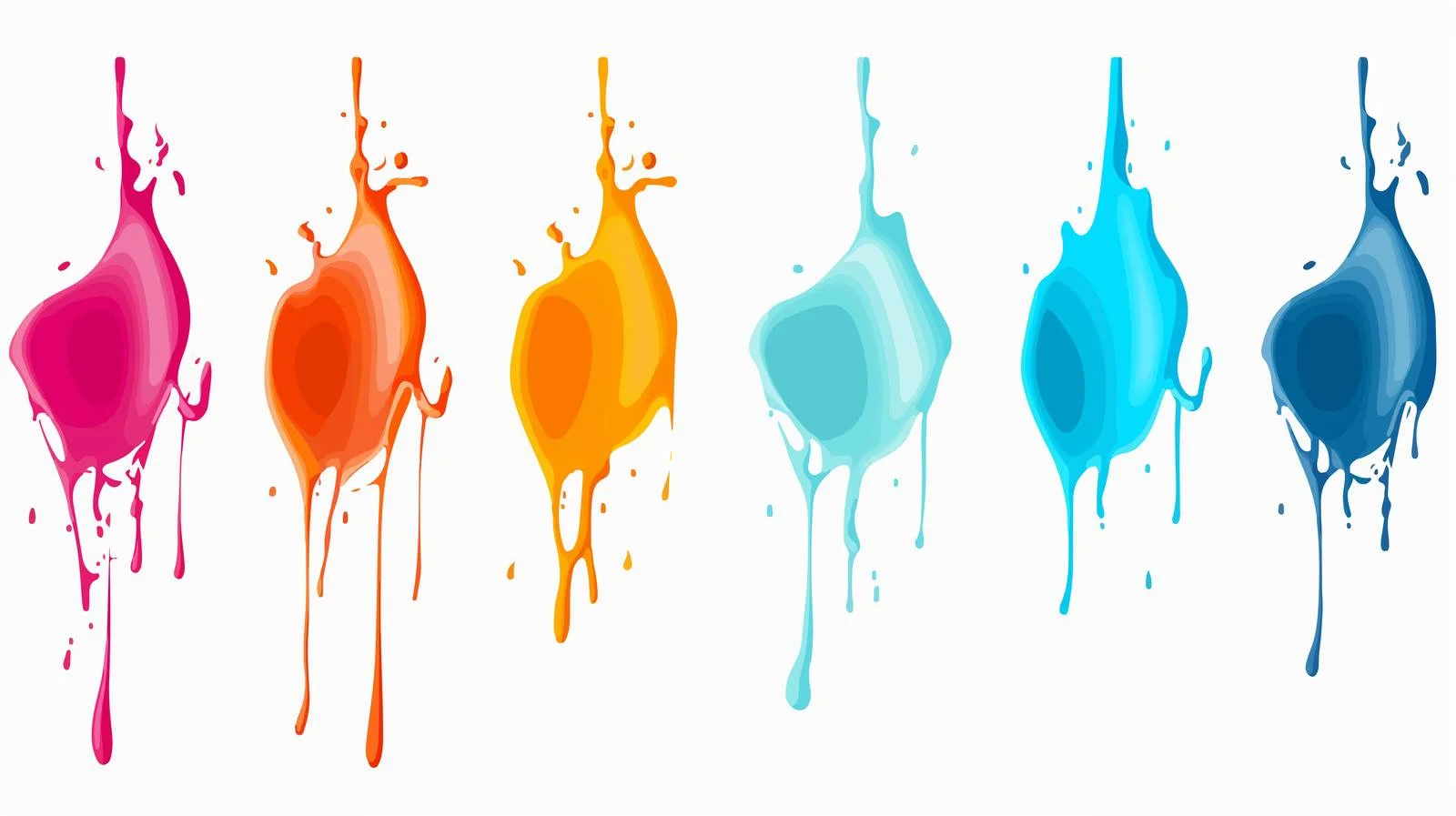Vibrant Liquid Color Splash Collection — free download from Dotvec