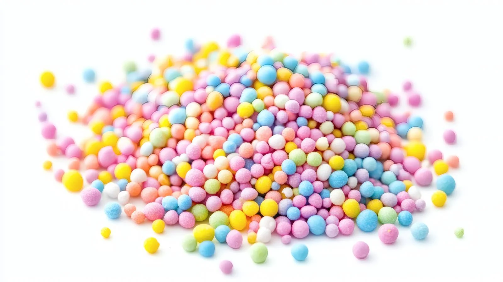 Vibrant Pastel Sprinkles on White Background — free download from Dotvec