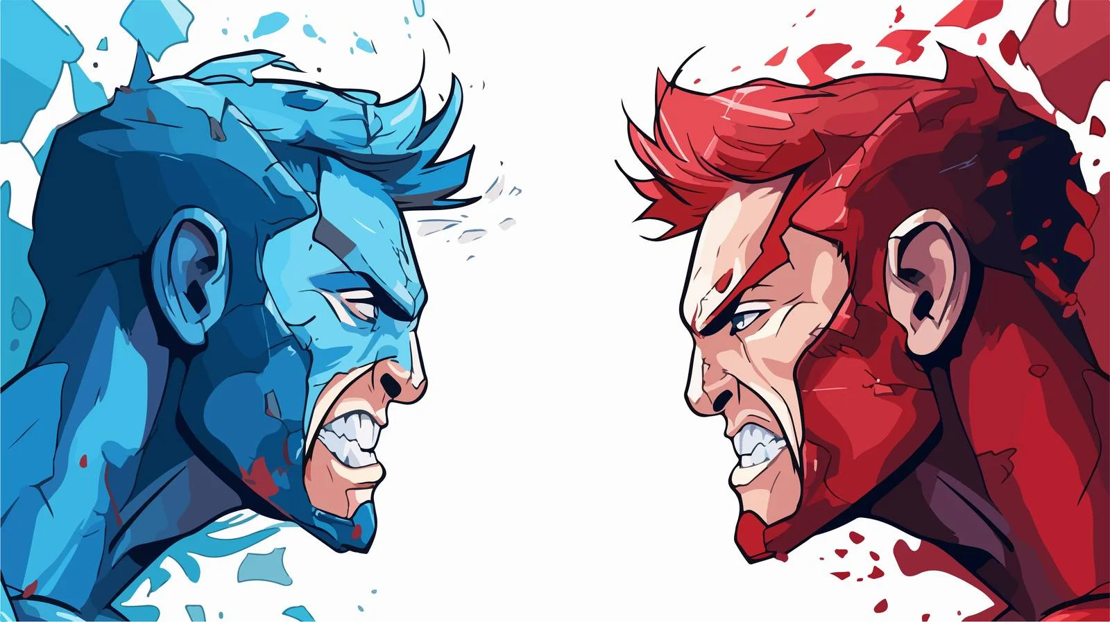 Dynamic Cartoon Battle Scene — free download from Dotvec