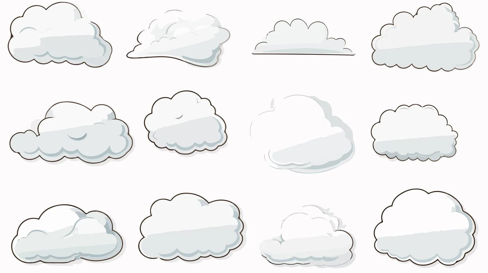 Comic Speech Bubbles Collection — free download from Dotvec