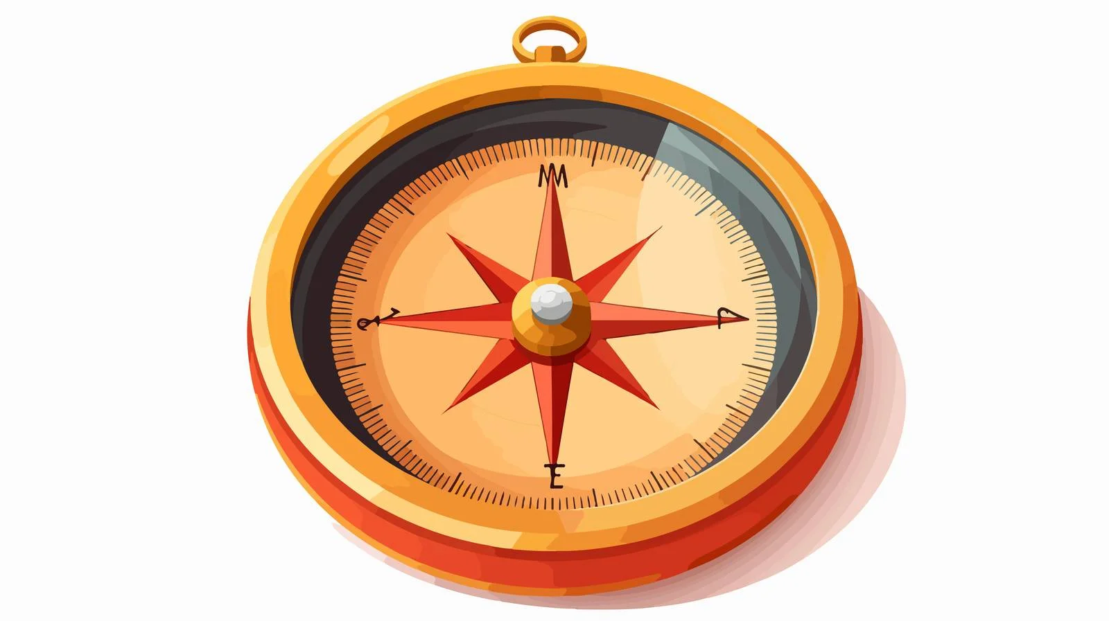 Hiking Route Compass Device Icon — free download from Dotvec