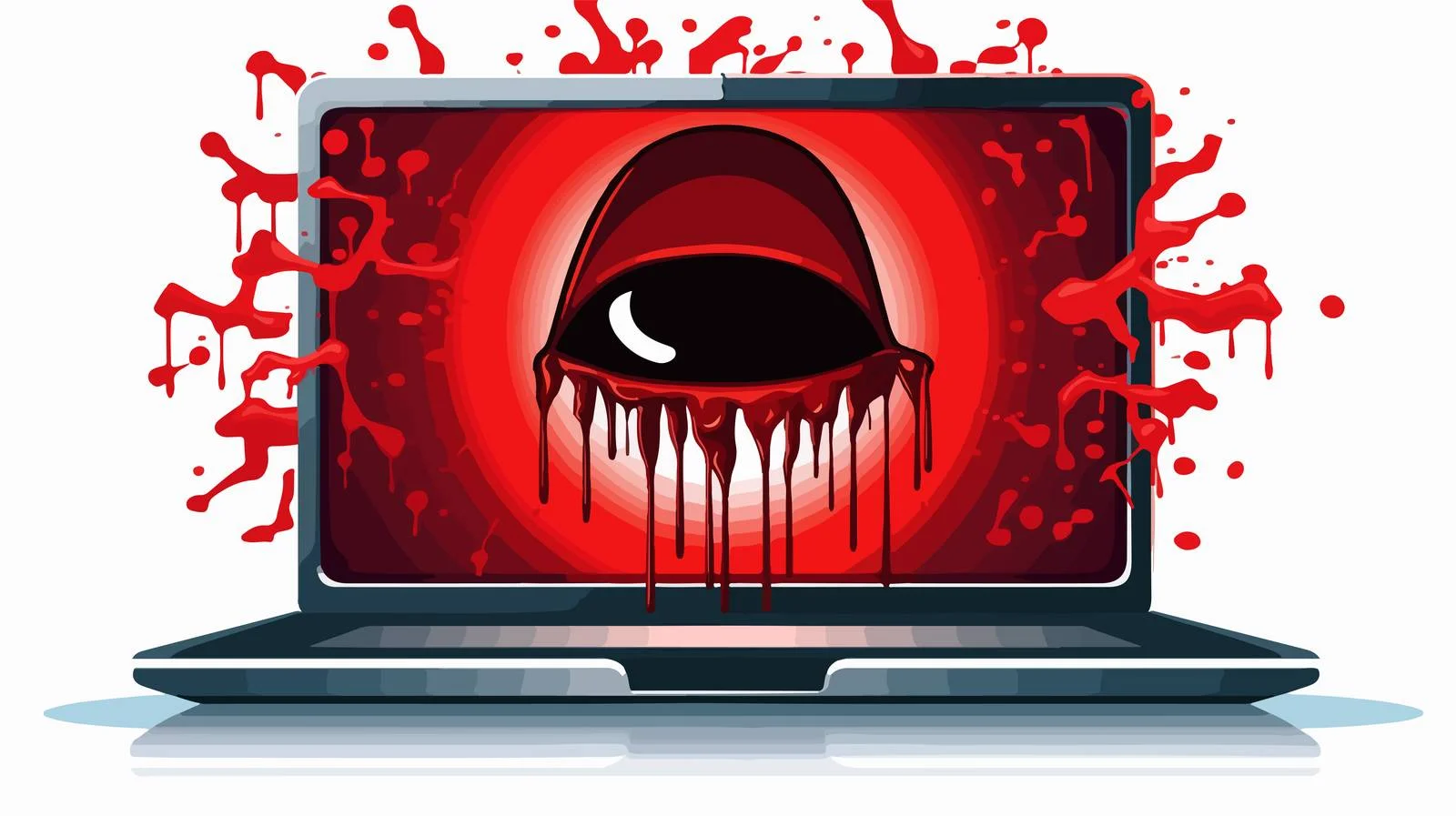 Ransomware Alert on Computer Screen — free download from Dotvec