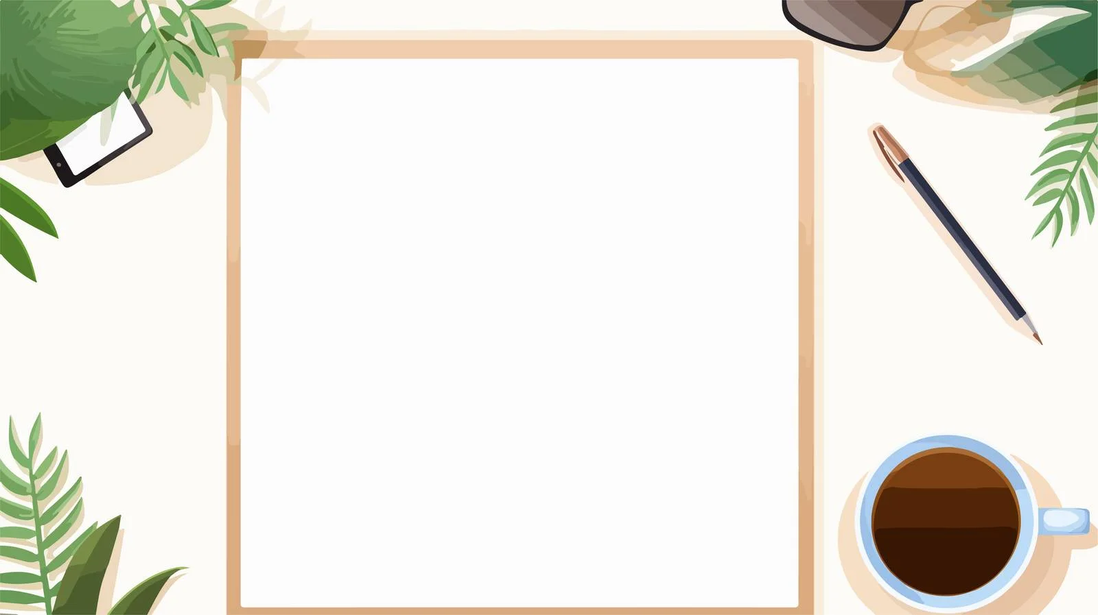 Office Work Table Supplies Concept Image — free download from Dotvec