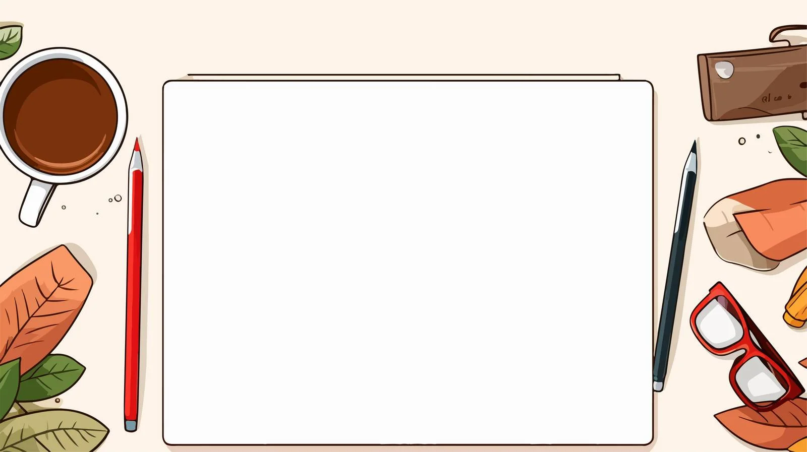 Office Work Table Supplies Image — free download from Dotvec