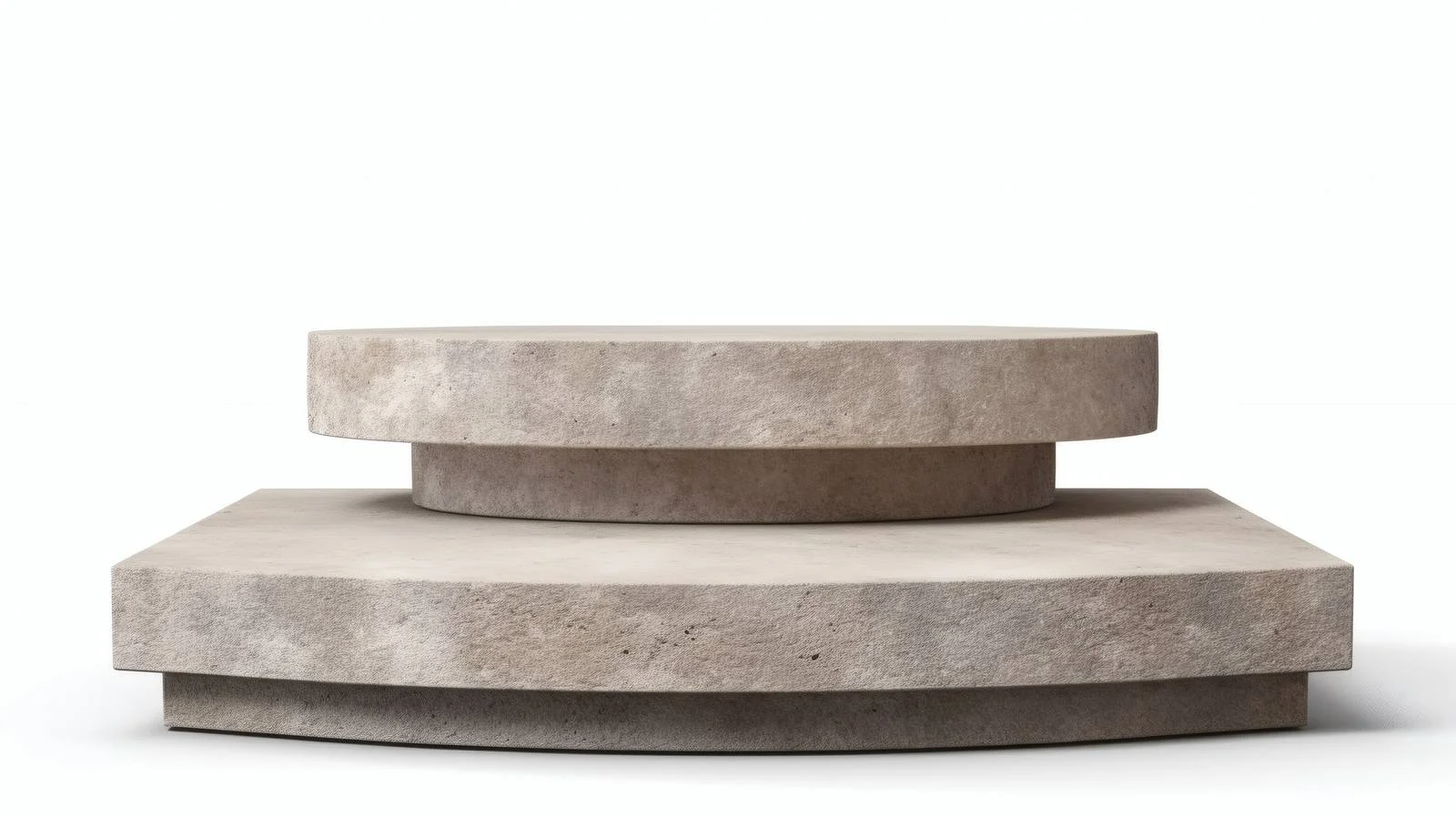 Elegant Stone Podium in Sand Setting – free podium image from Dotvec