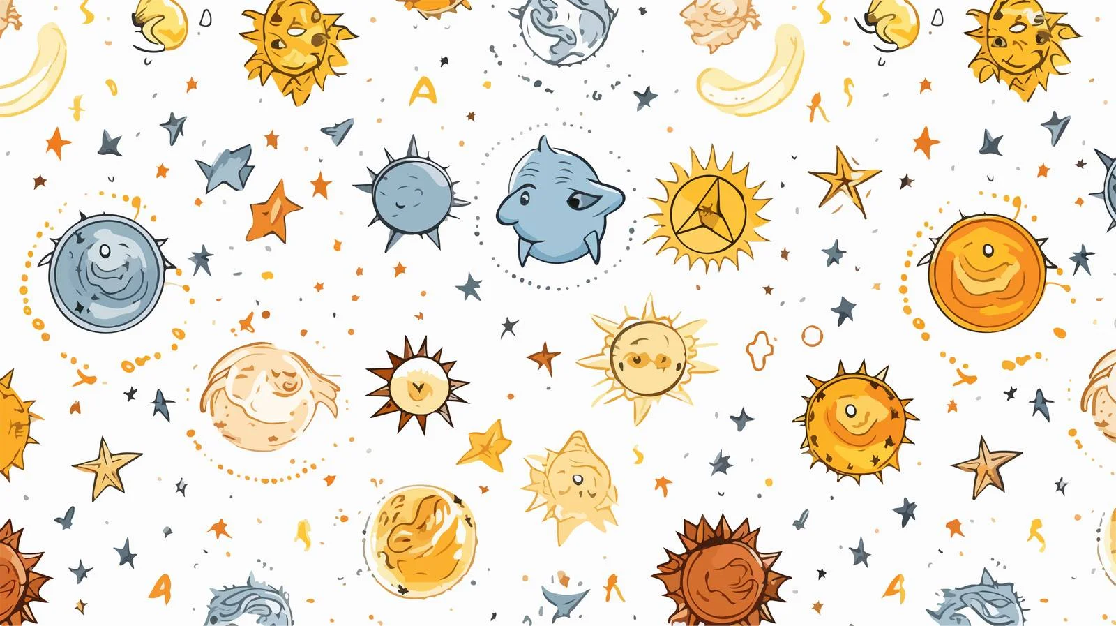 Hand-Drawn Zodiac Constellations — free download from Dotvec