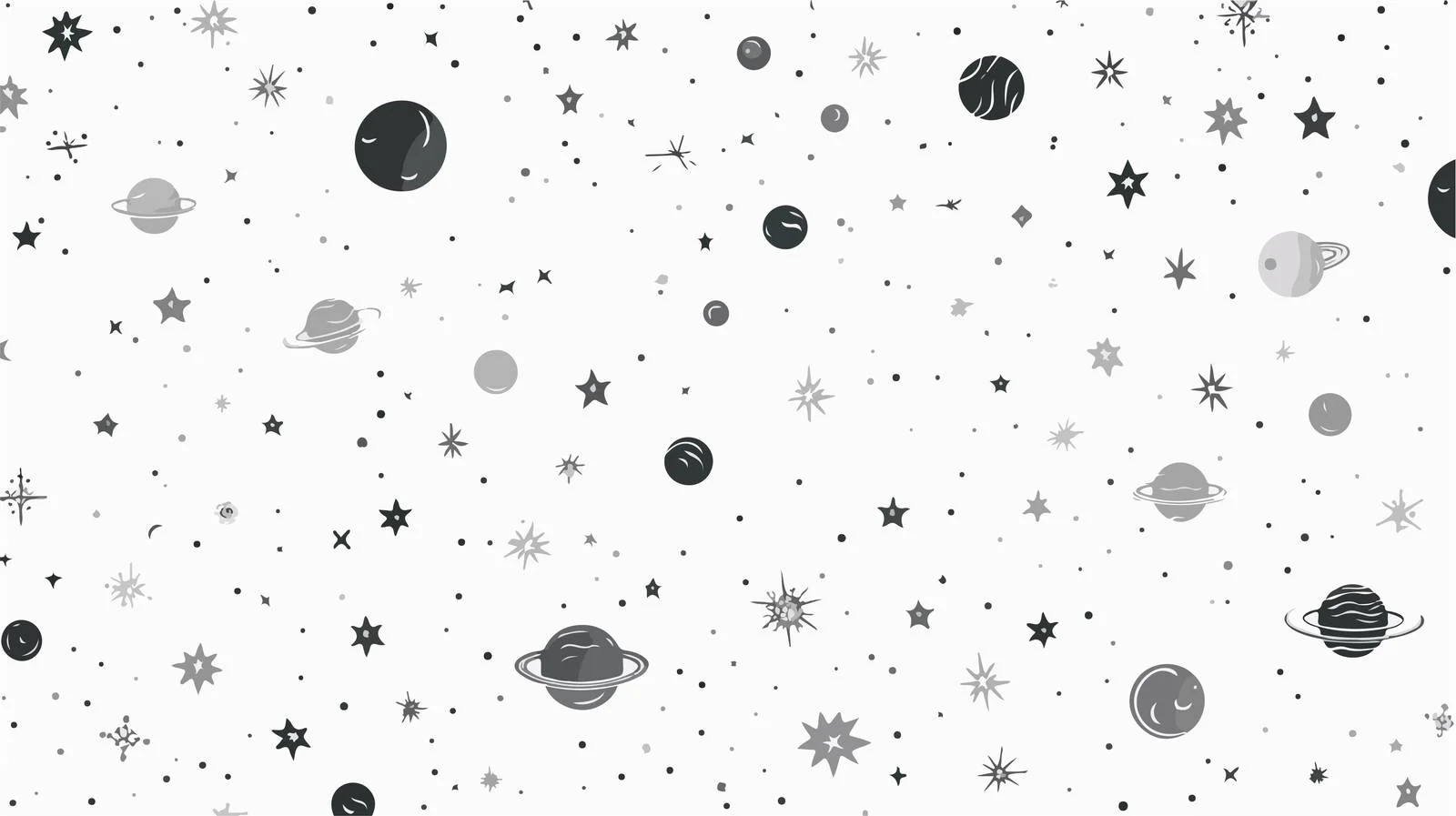 Celestial Doodle Pattern — free download from Dotvec