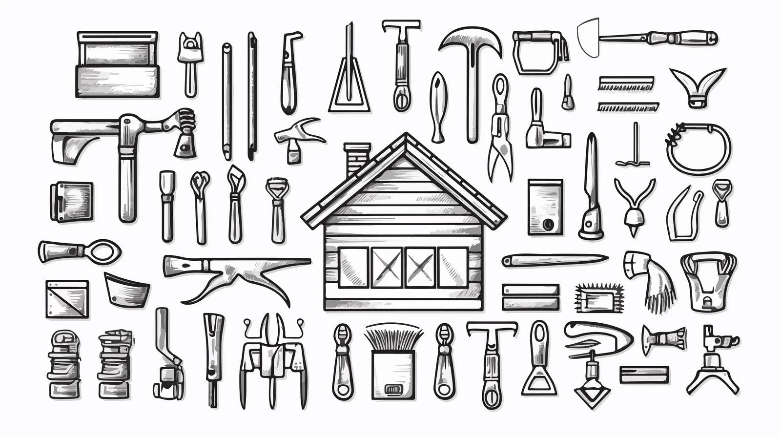 Outline Construction Tools — free download from Dotvec