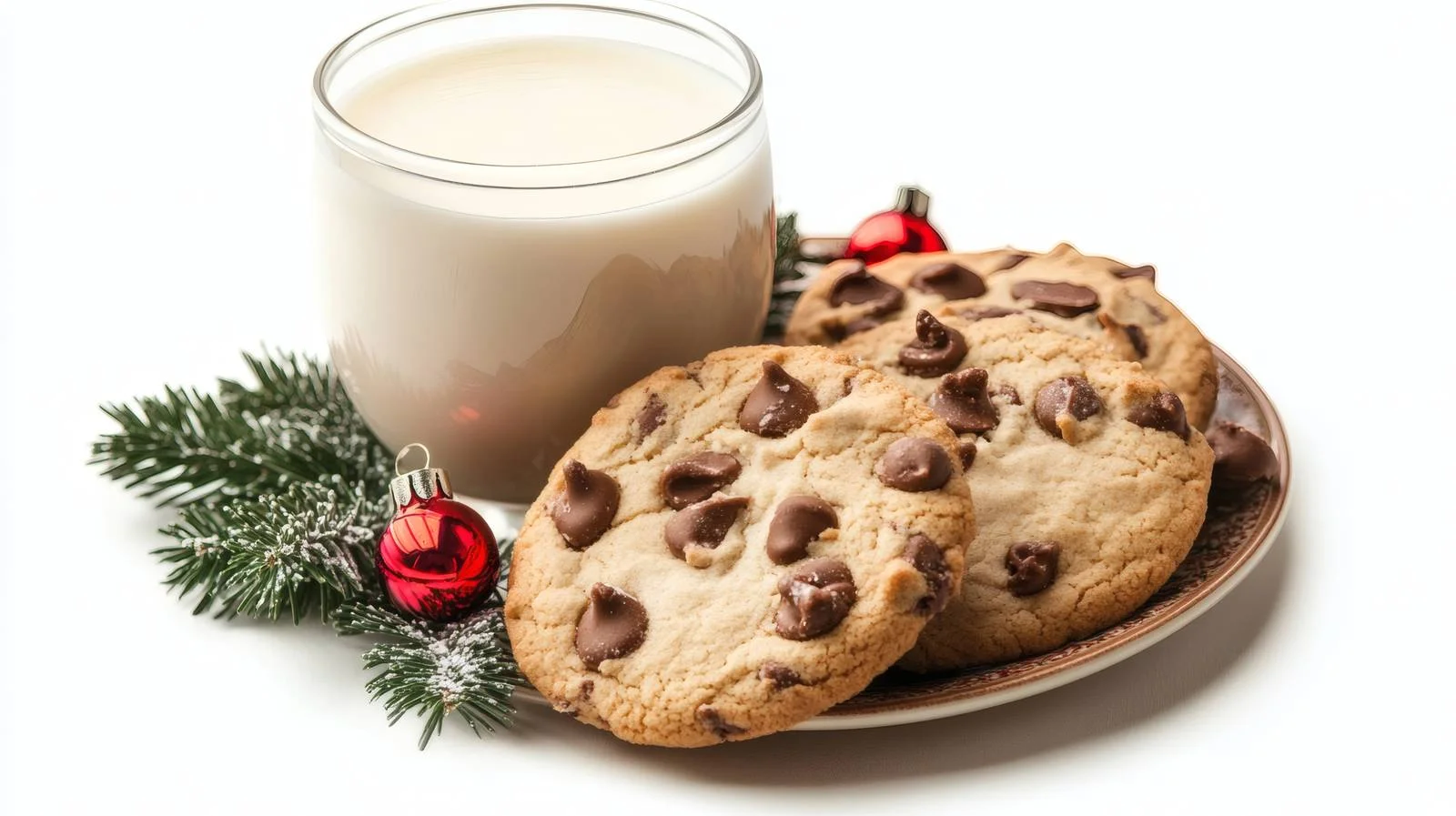 Festive Santa Treats on White Background — free download from Dotvec