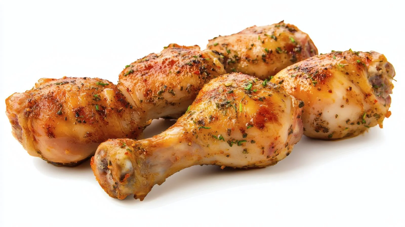Chicken Legs Cooking on White Background — free download from Dotvec