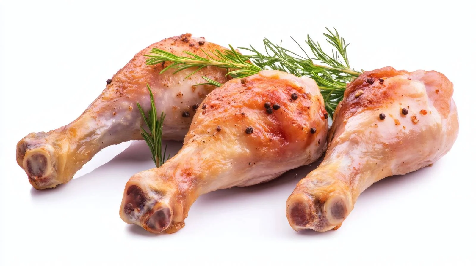 Fresh Chicken Legs on White Background — free download from Dotvec