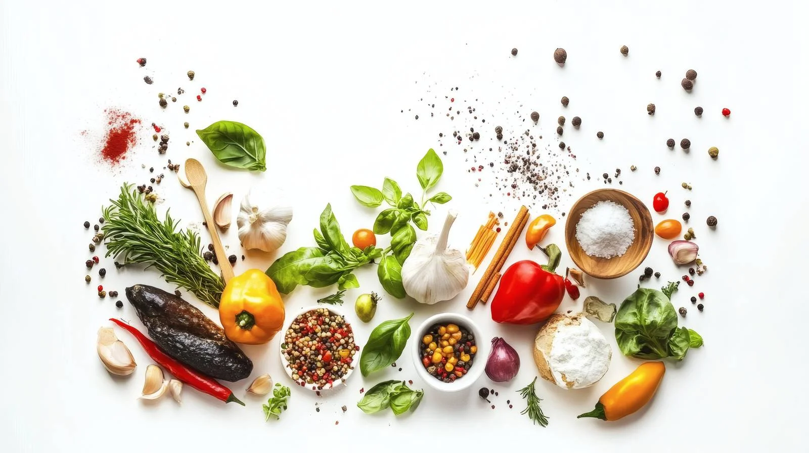 Culinary Concept on White Background — free download from Dotvec