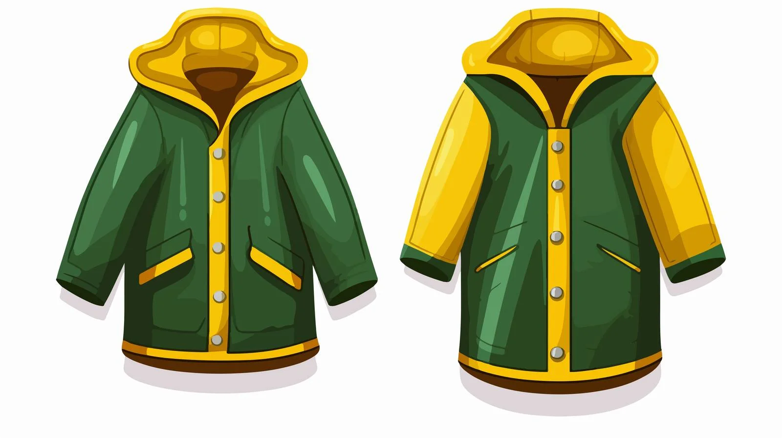 Colorful Fashionable Raincoat — free download from Dotvec