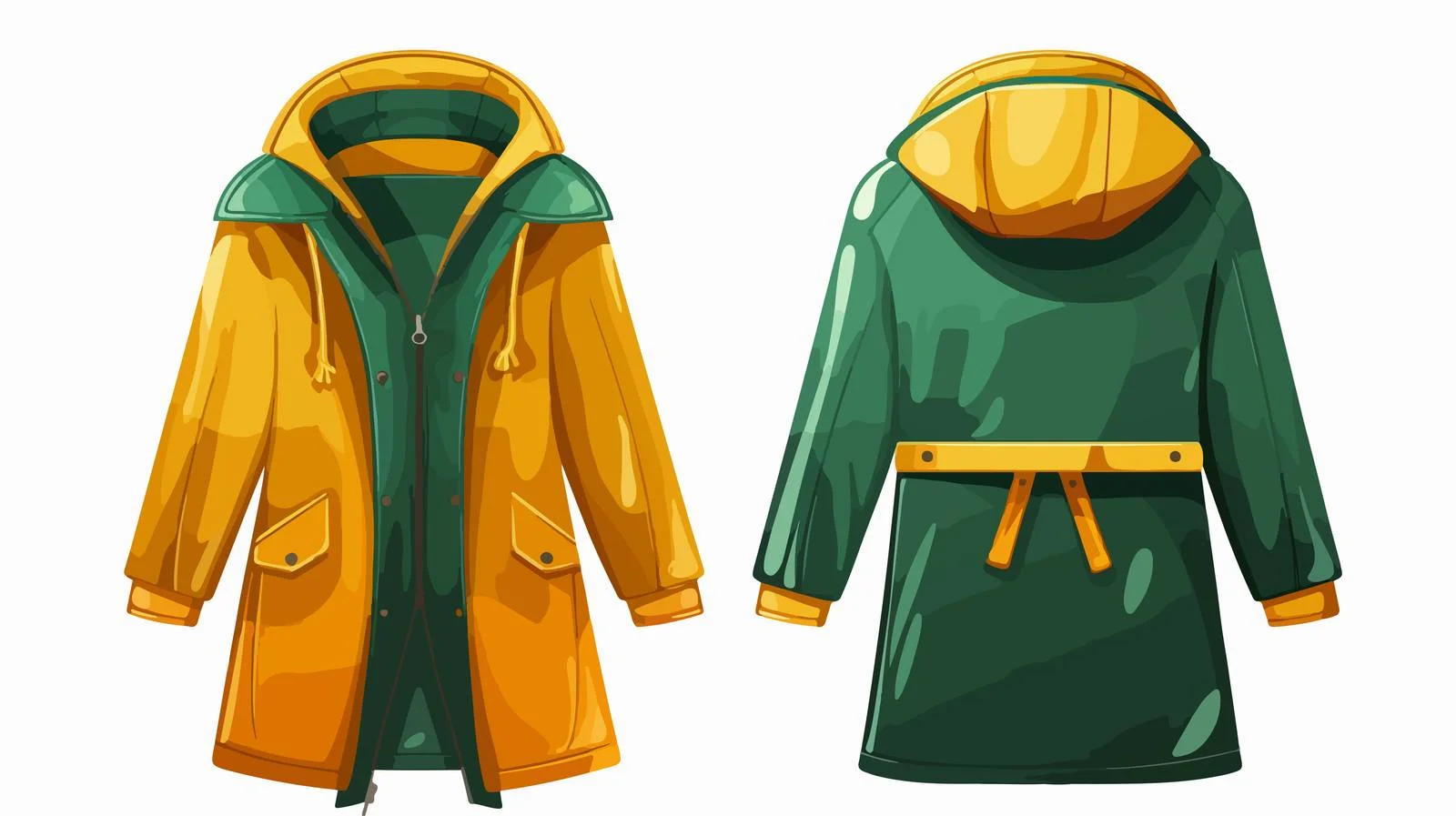 Stylish Raincoat Fashion — free download from Dotvec