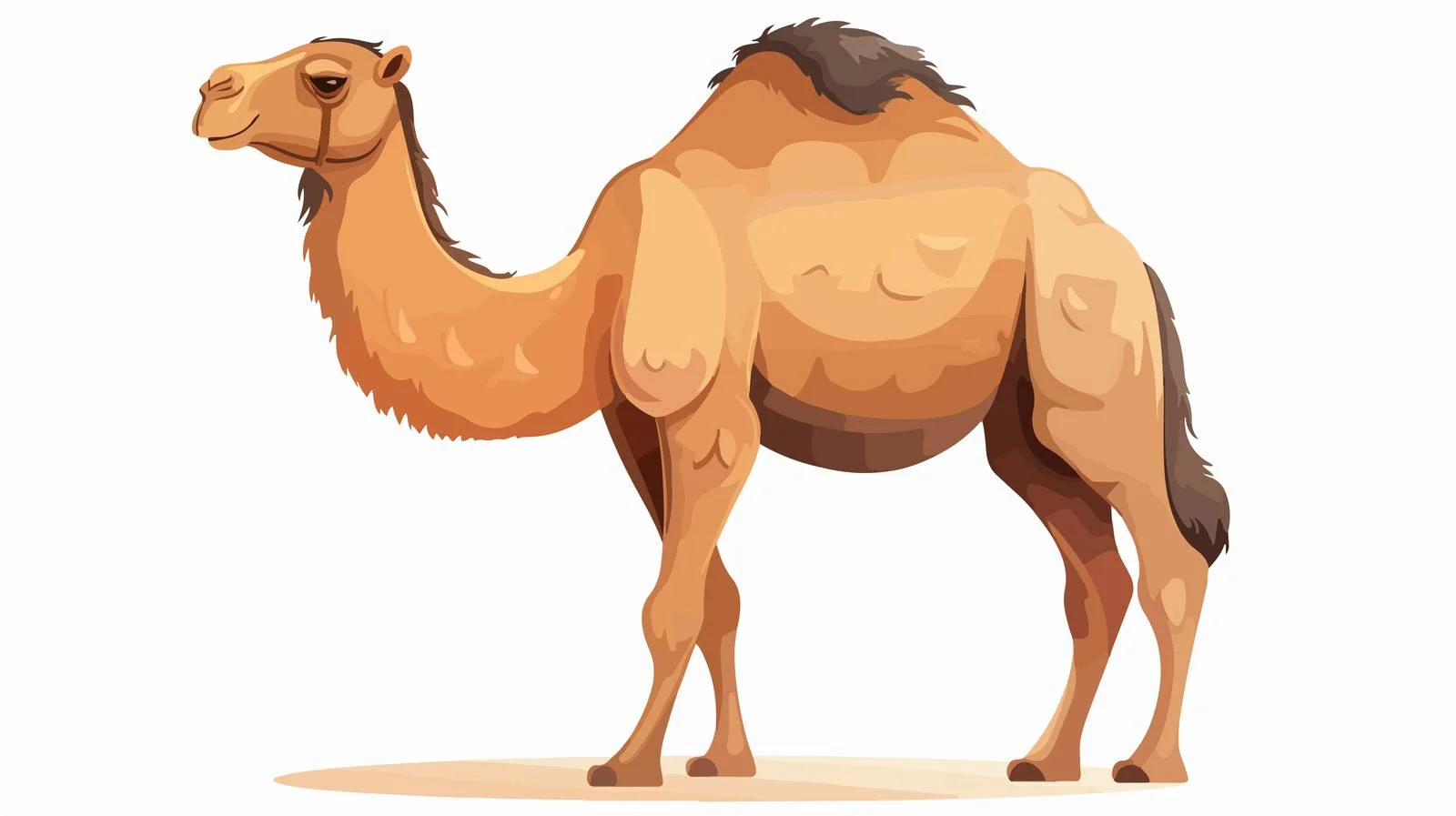 Majestic Camel Vector Illustration — free download from Dotvec
