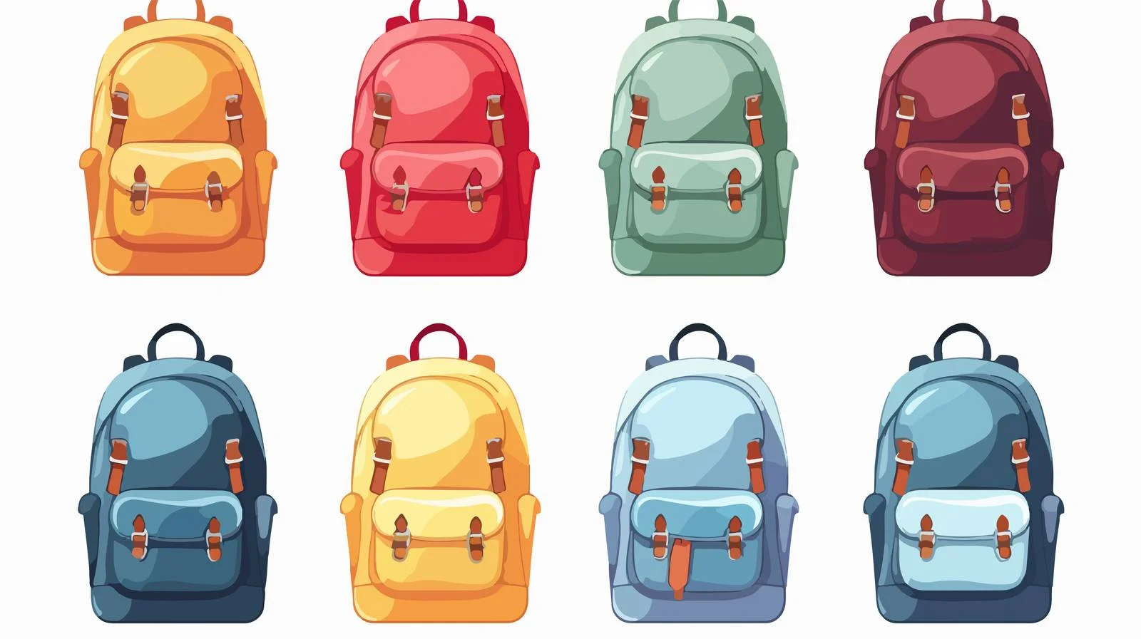 Stylish Backpack Set for Multiple Activities — free download from Dotvec