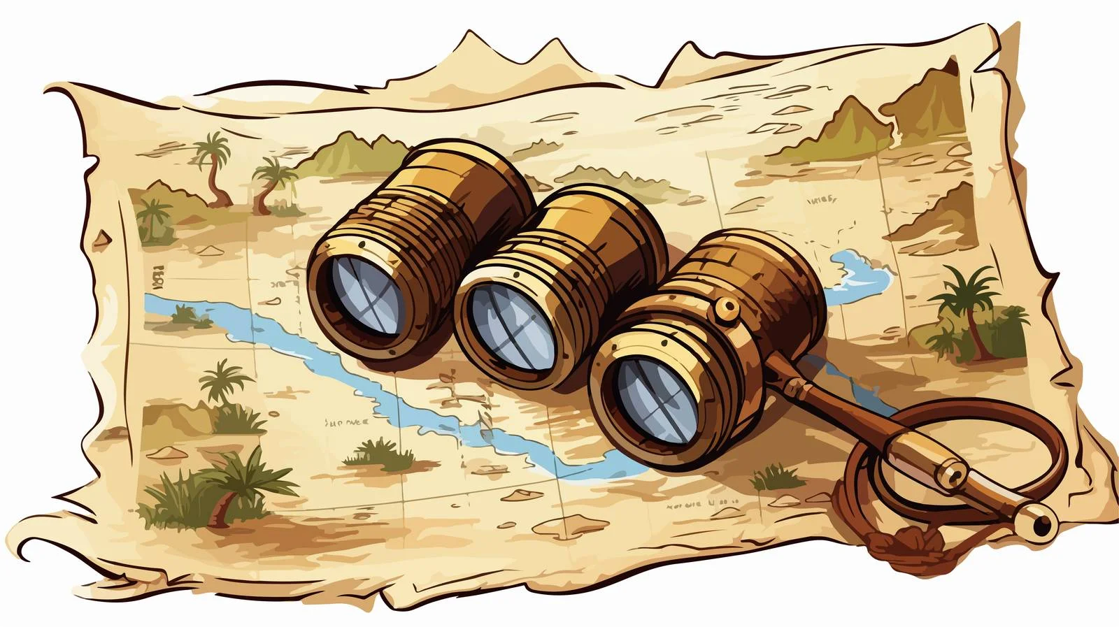 Adventure Exploration Tools Vector Illustration — free download from Dotvec