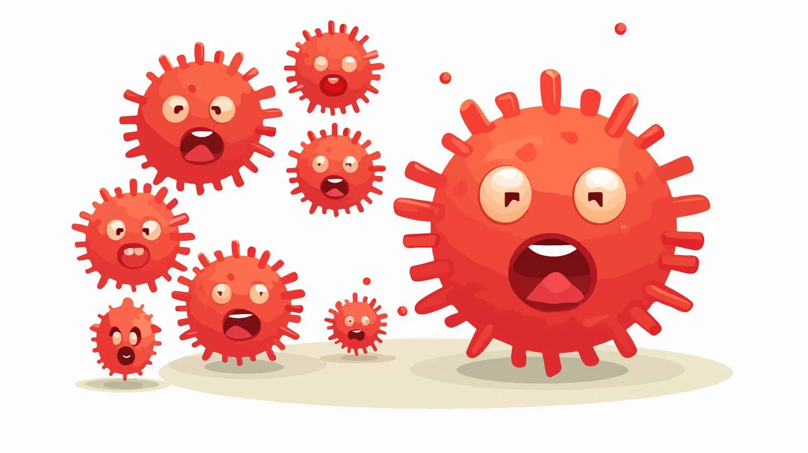 Viral Infection Vector Illustration — free download from Dotvec