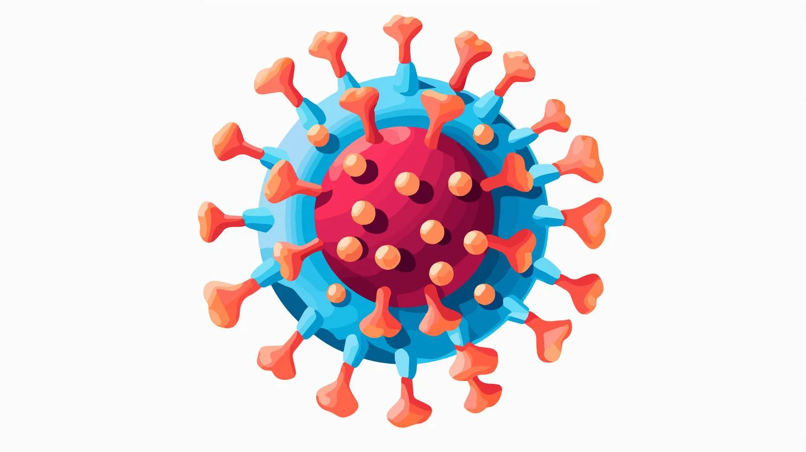 Coronavirus Molecule Icon — free download from Dotvec