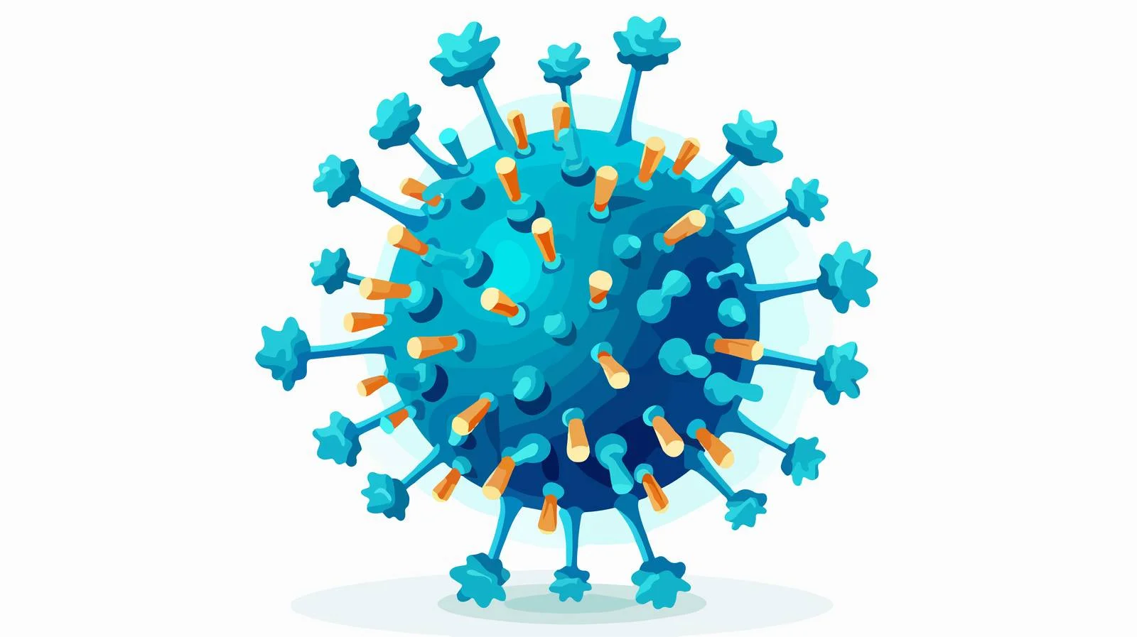 Coronavirus Molecule Icon — free download from Dotvec