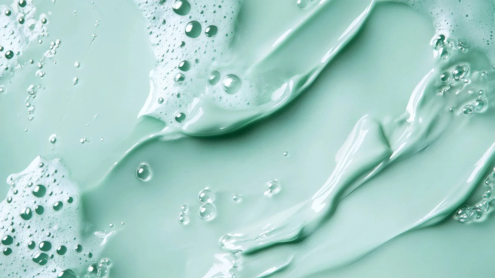 Smooth Cosmetic Cream Texture on Green Background — free download from Dotvec