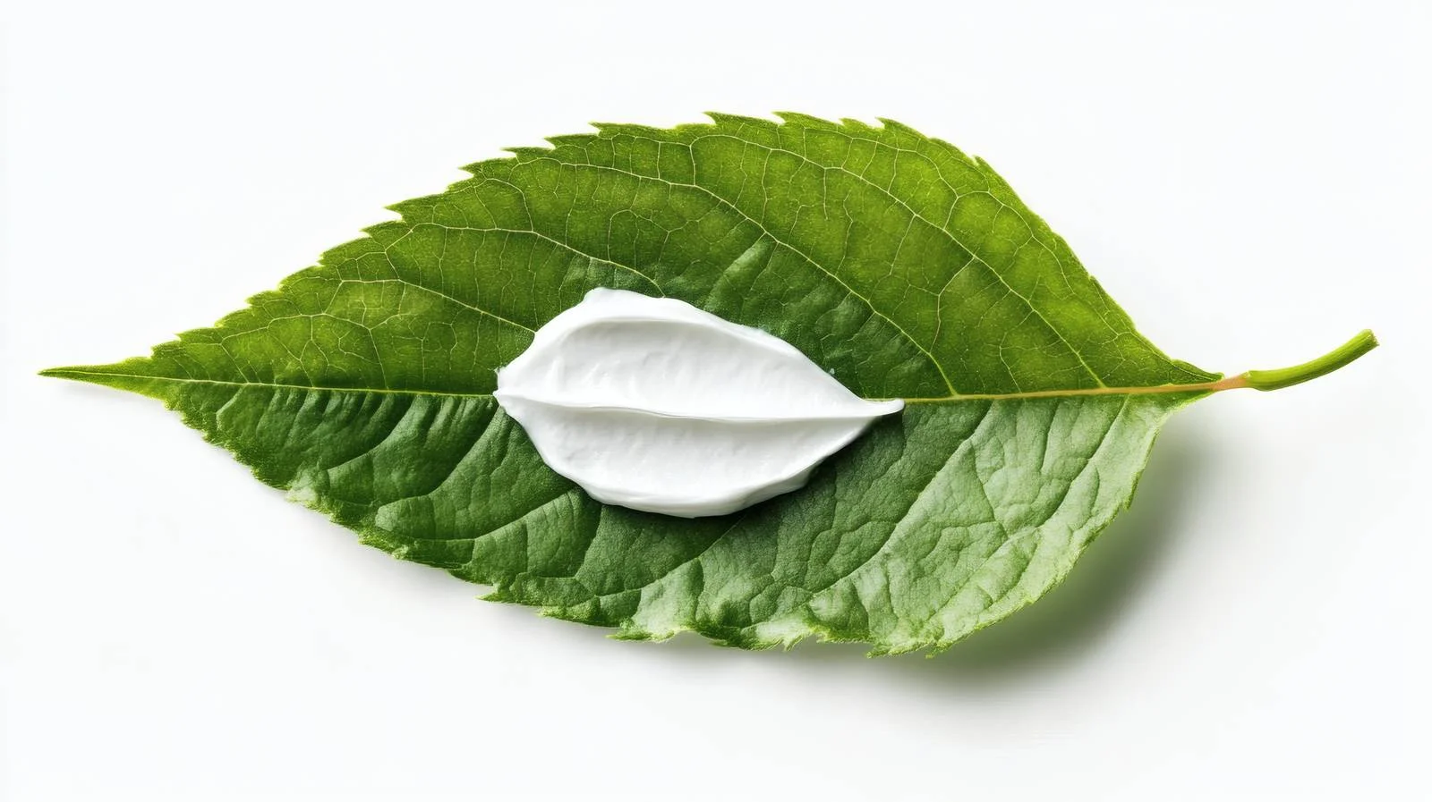 Luxurious Cosmetic Cream on Green Leaf — free download from Dotvec