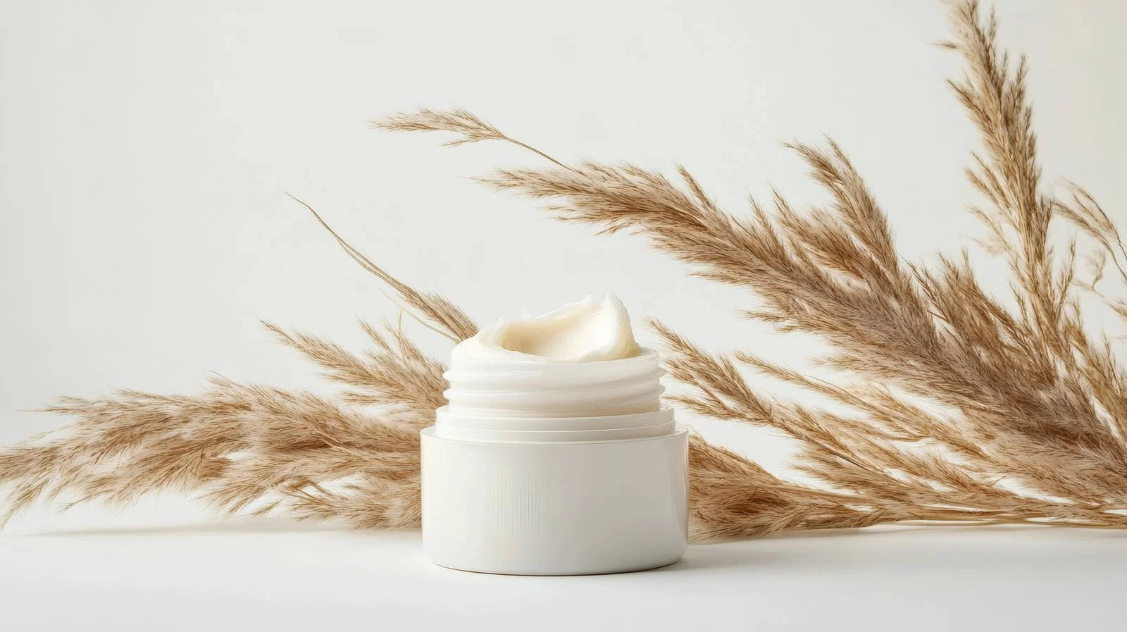 Organic Cream with Pampas Grass Isolated — free download from Dotvec