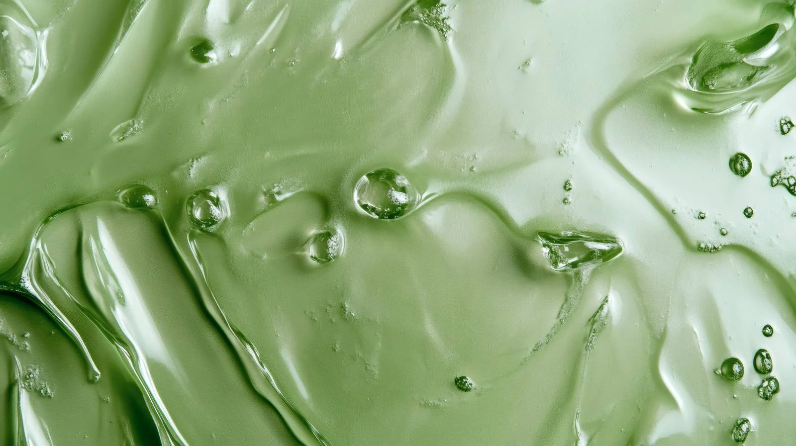 Eco-friendly facial cleansing gel on green background — free download from Dotvec