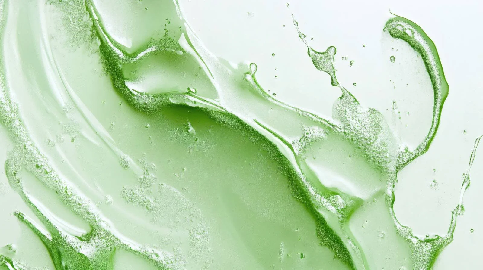 Refreshing Cosmetic Gel on Green Background — free download from Dotvec