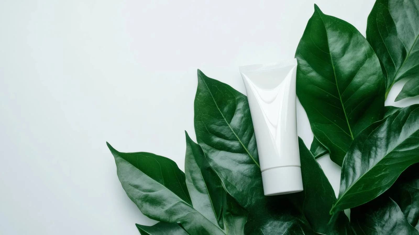 Exquisite Cosmetic Product on Green Foliage — free download from Dotvec