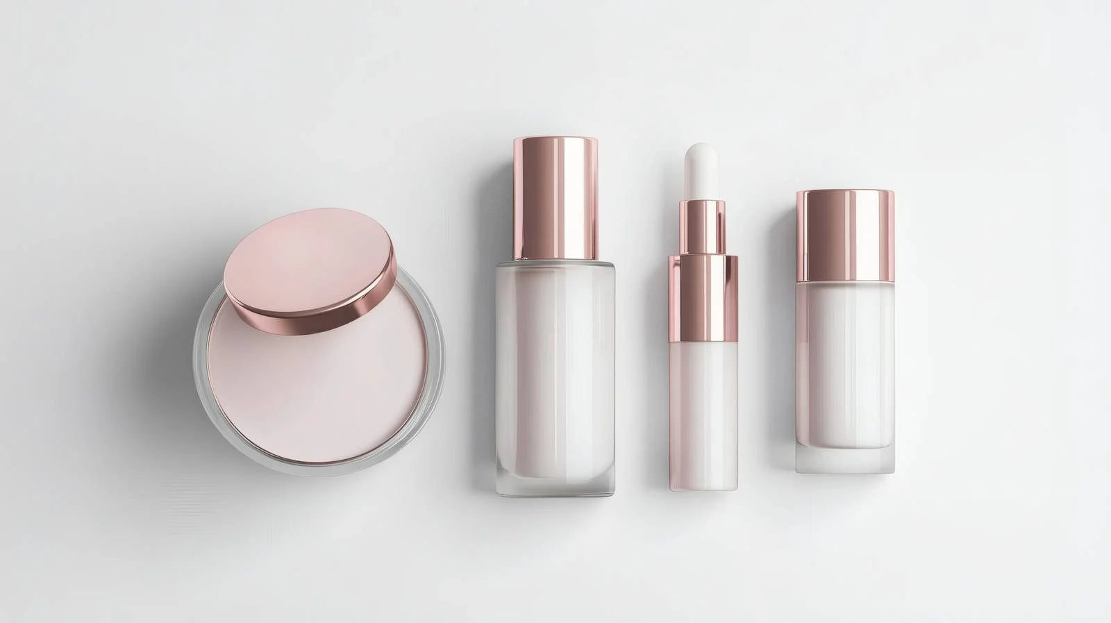 Luxury Skincare Items on White Background — free download from Dotvec