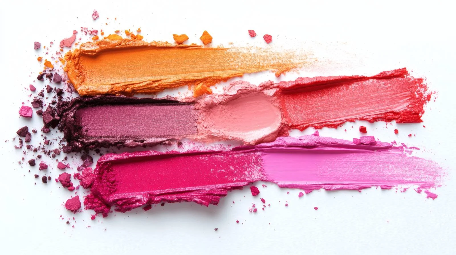 Professional Cosmetic Swatches on White Background — free download from Dotvec